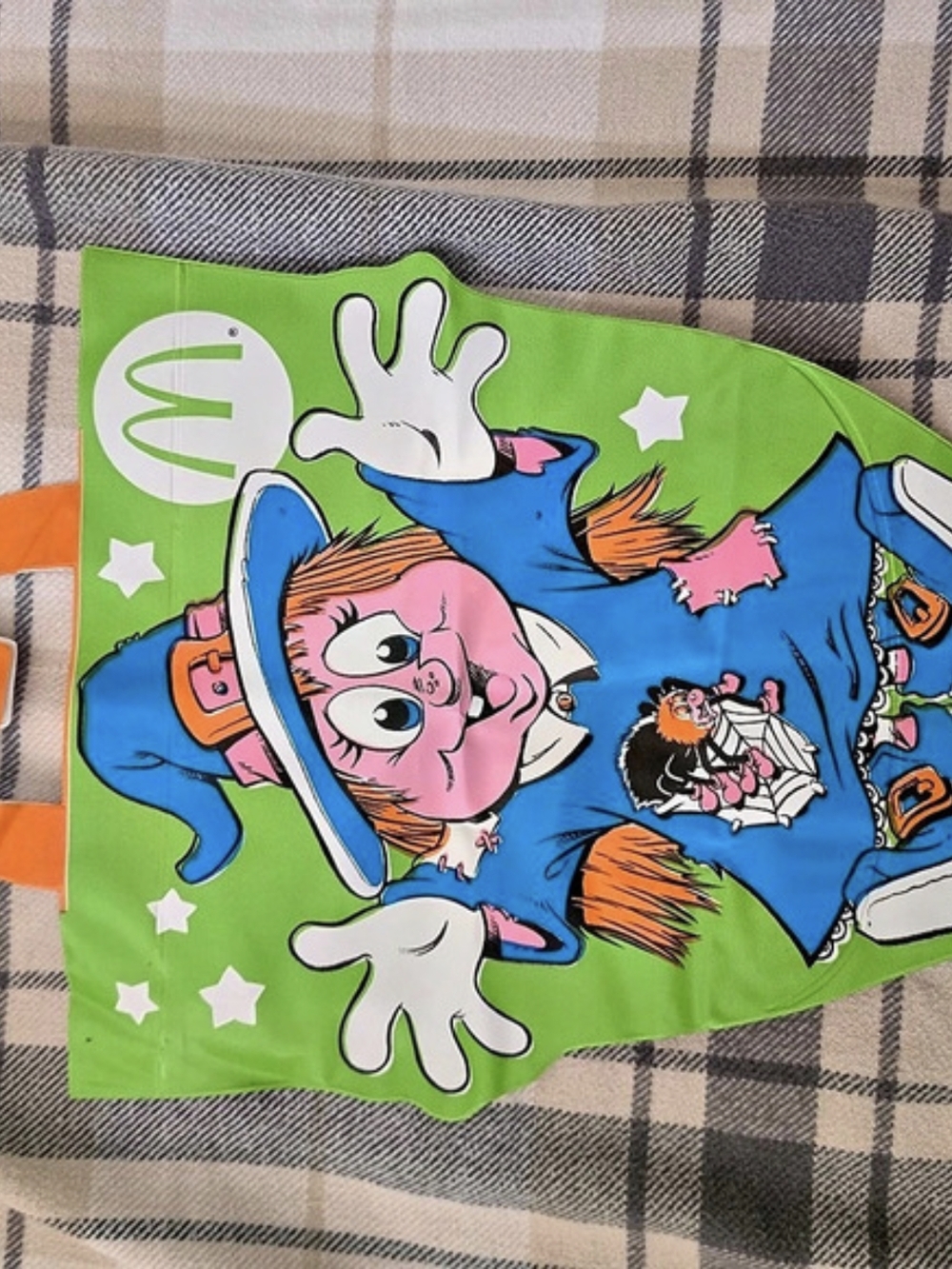 McDonald's Halloween McNugget Buddy Pail Bag Witches Green & Orange
